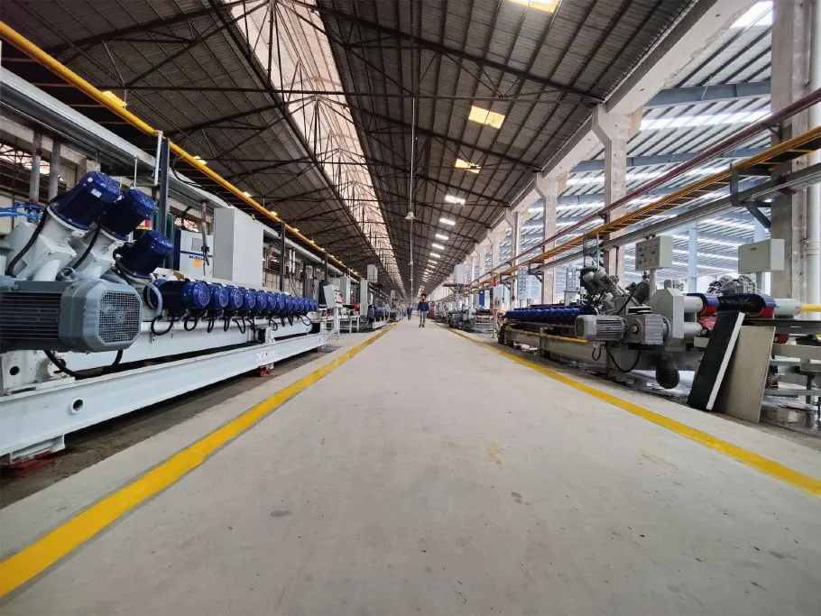 Ceramic production equipment corridor