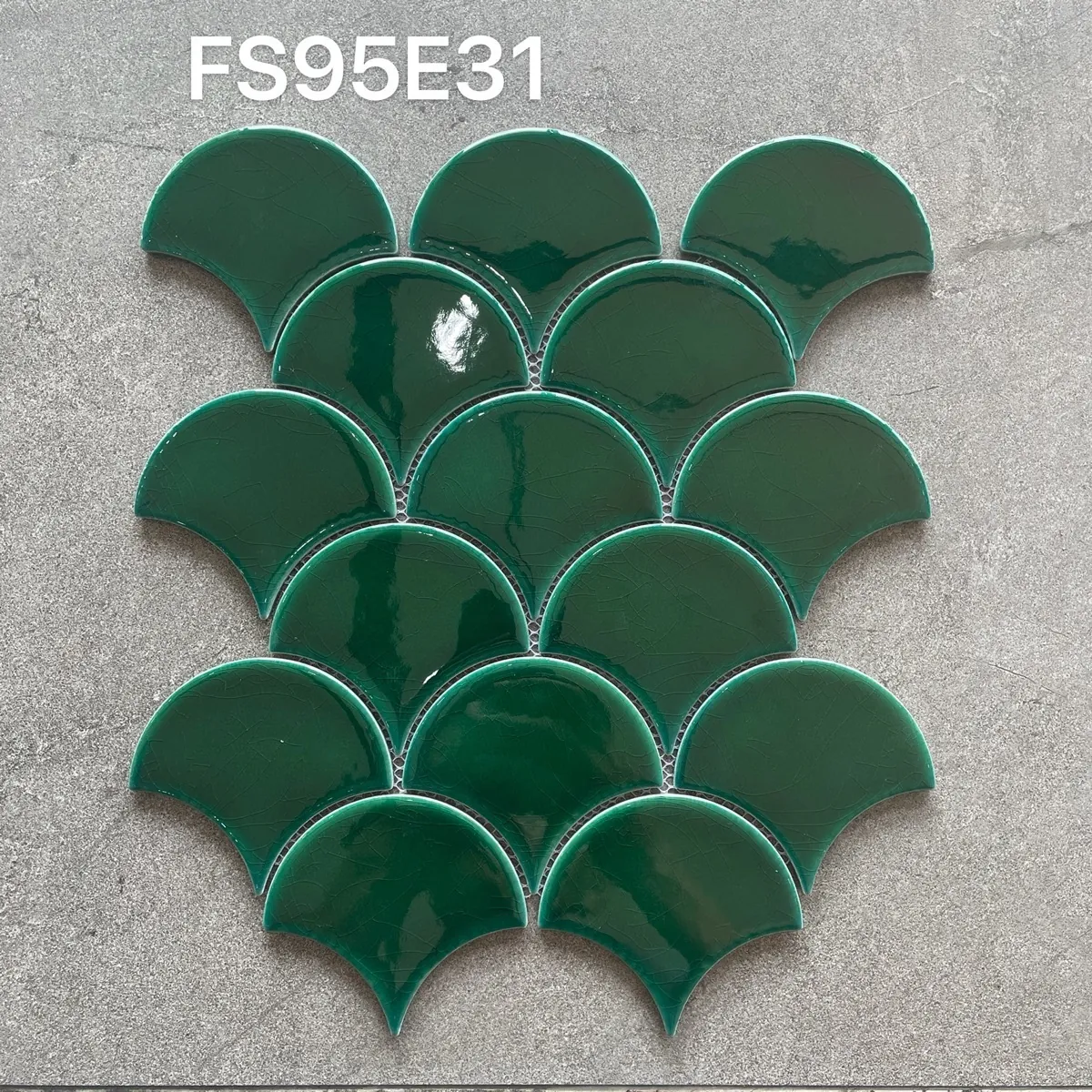 Glazed Porcelain Mosaic Collection, 25 x 25 mm series and selected project formats