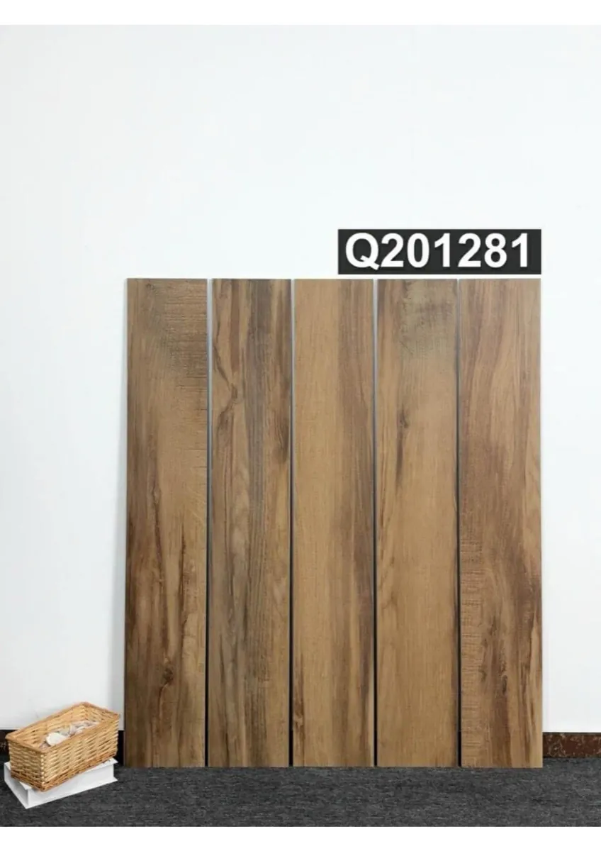 Q201281 wood-look strip tile, 200 x 1200 mm