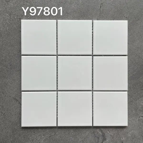 Glazed porcelain mosaic, 97 x 97 mm, selection 003