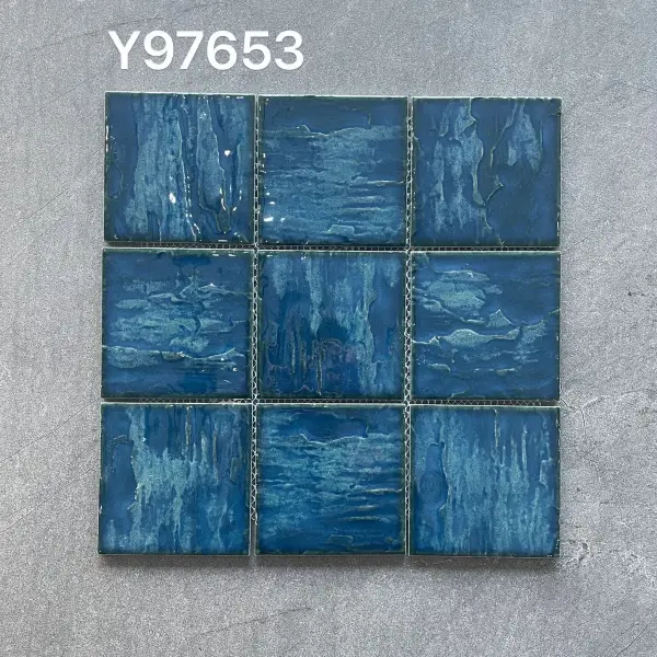 Glazed porcelain mosaic, 97 x 97 mm, selection 008
