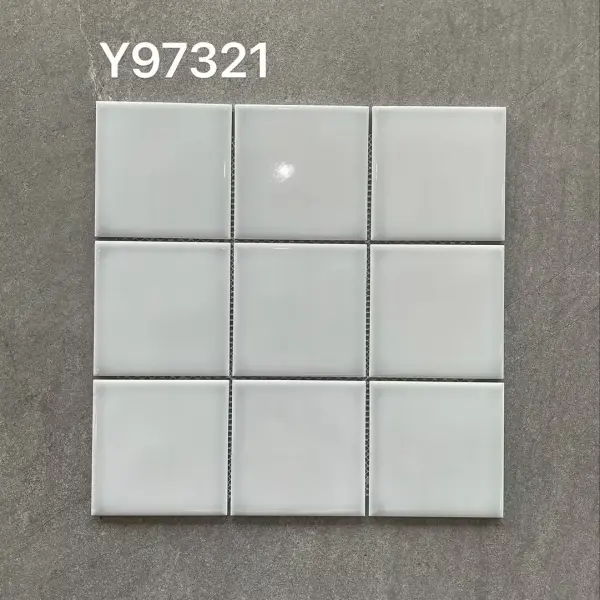 Glazed porcelain mosaic, 97 x 97 mm, selection 021