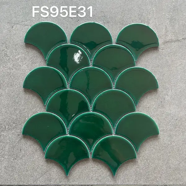Glazed porcelain mosaic, special or mixed format, selection 022