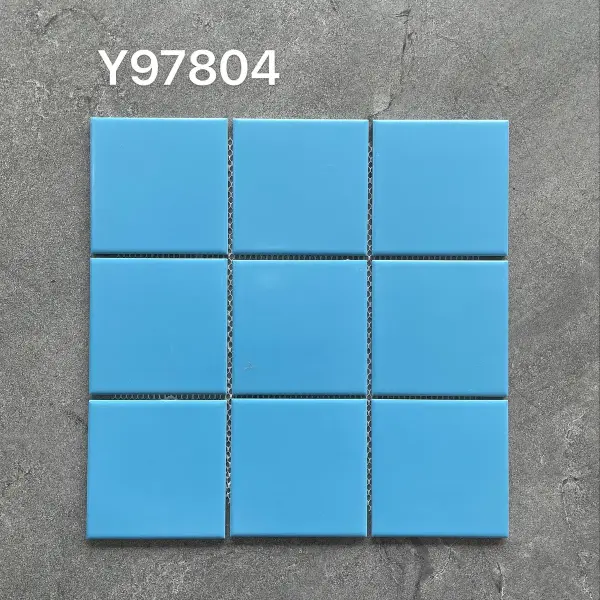 Glazed porcelain mosaic, 97 x 97 mm, selection 024