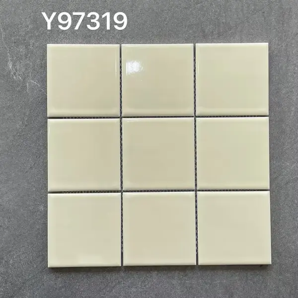 Glazed porcelain mosaic, 97 x 97 mm, selection 030