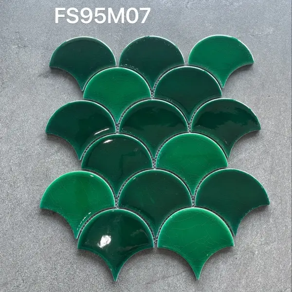 Glazed porcelain mosaic, special or mixed format, selection 039