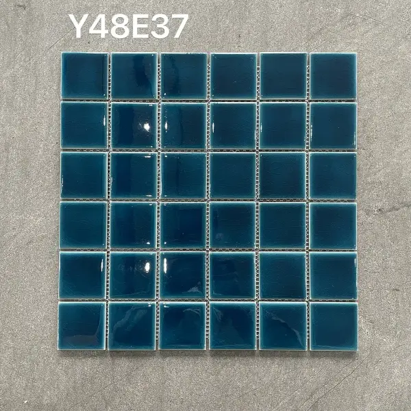 Glazed porcelain mosaic, 48 x 48 mm, selection 048
