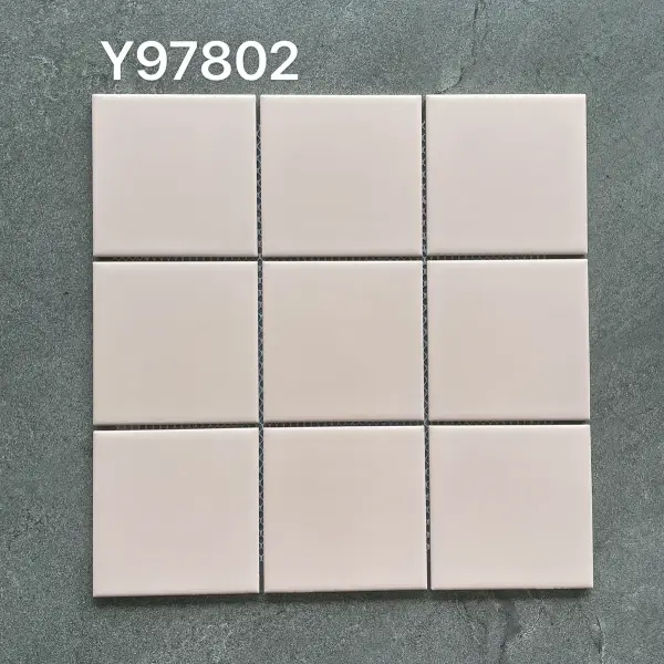 Glazed porcelain mosaic, 97 x 97 mm, selection 060