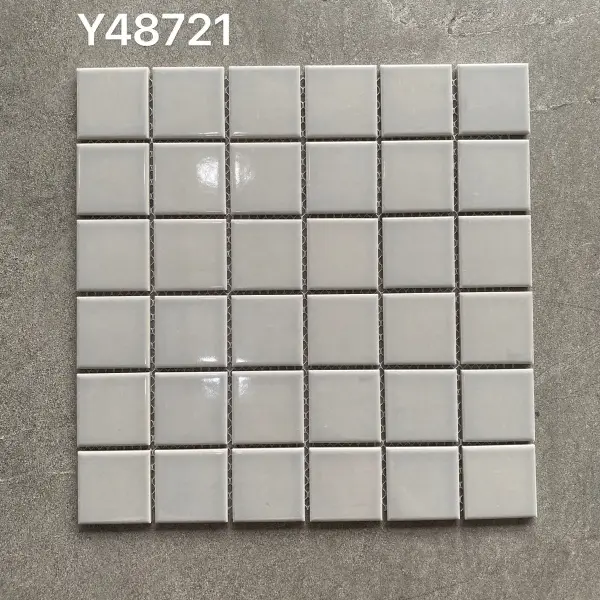 Glazed porcelain mosaic, 48 x 48 mm, selection 065