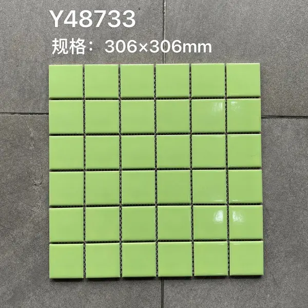 Glazed porcelain mosaic, 48 x 48 mm, selection 067