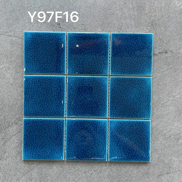 Glazed porcelain mosaic, 97 x 97 mm, selection 068