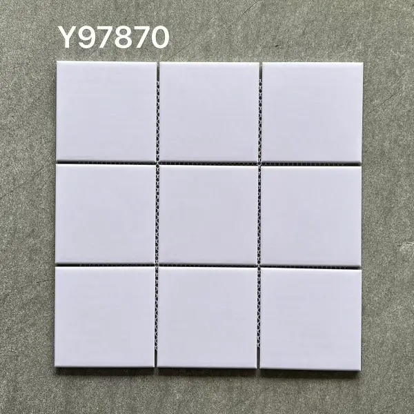 Glazed porcelain mosaic, 97 x 97 mm, selection 081
