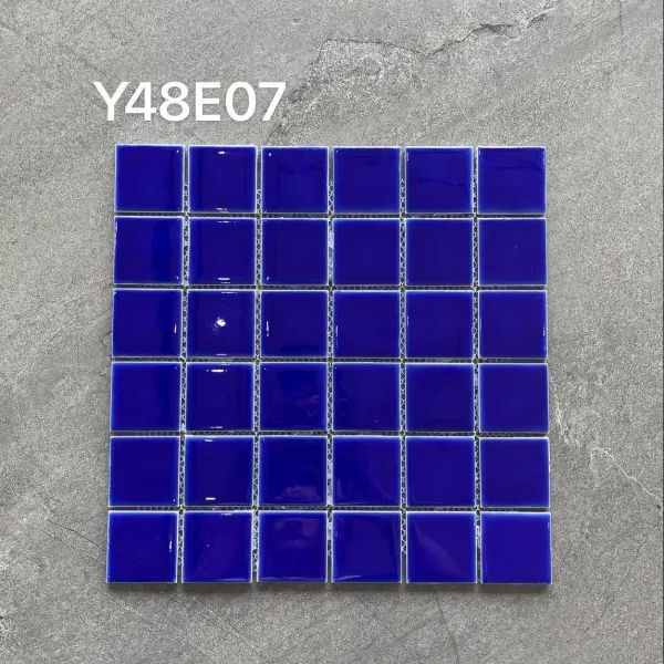 Glazed porcelain mosaic, 48 x 48 mm, selection 088