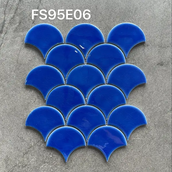 Glazed porcelain mosaic, special or mixed format, selection 089