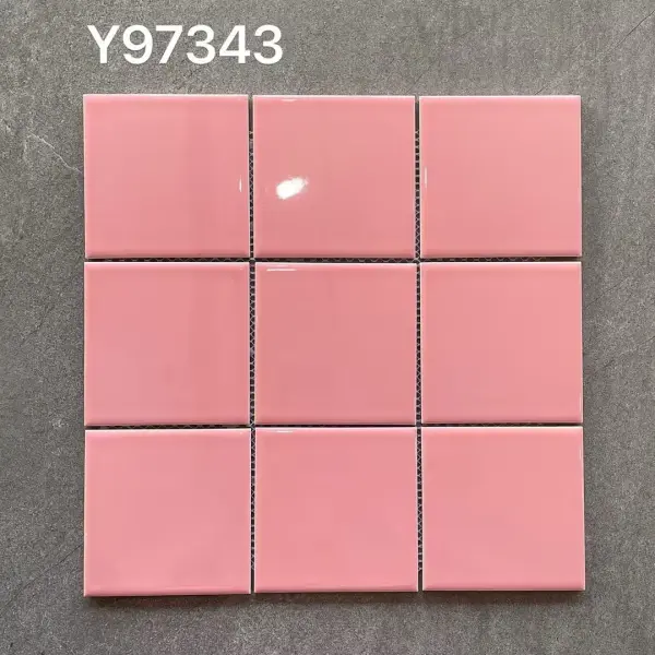 Glazed porcelain mosaic, 97 x 97 mm, selection 092
