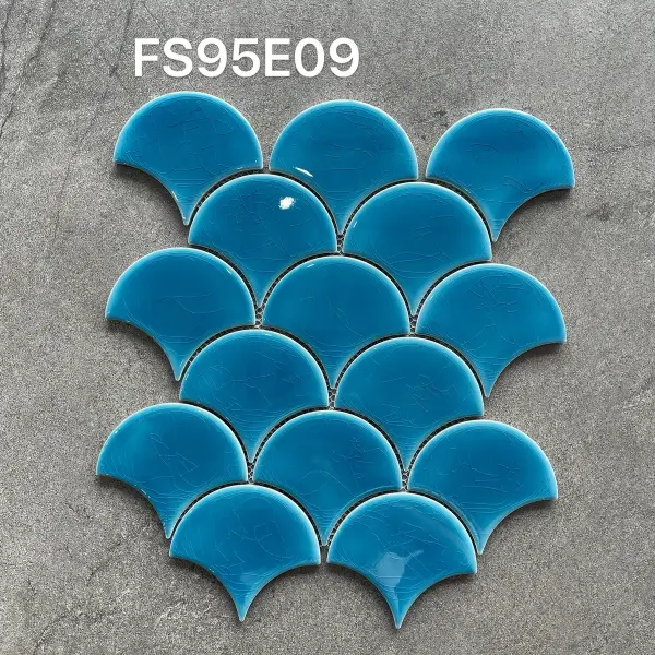 Glazed porcelain mosaic, special or mixed format, selection 094