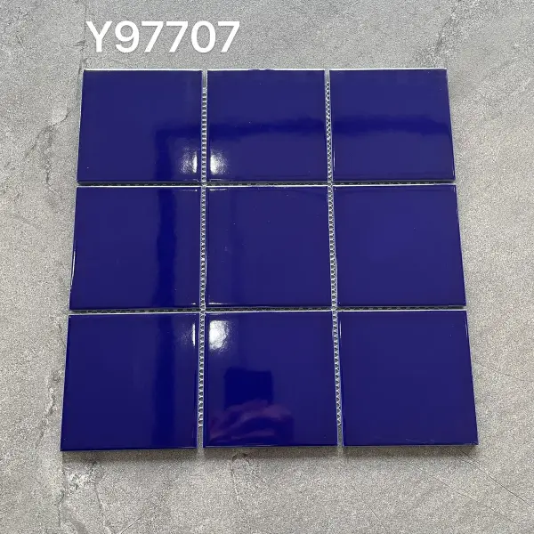 Glazed porcelain mosaic, 97 x 97 mm, selection 102