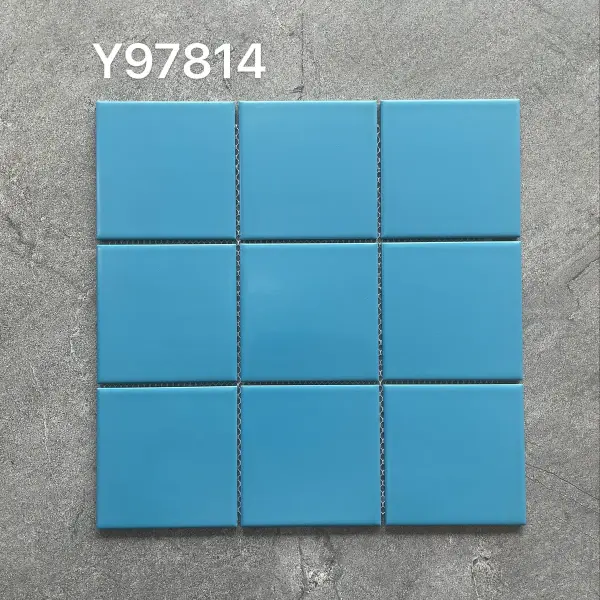 Glazed porcelain mosaic, 97 x 97 mm, selection 105
