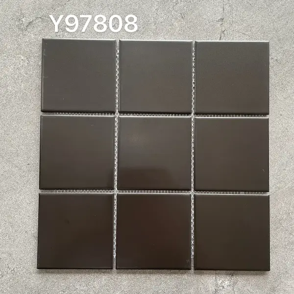 Glazed porcelain mosaic, 97 x 97 mm, selection 115