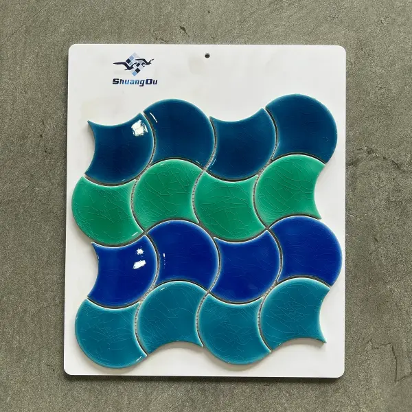 Glazed porcelain mosaic, special or mixed format, selection 131