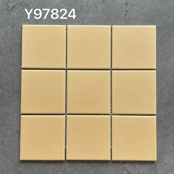 Glazed porcelain mosaic, 97 x 97 mm, selection 132
