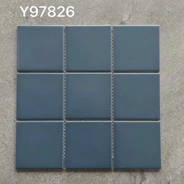 Glazed porcelain mosaic, 97 x 97 mm, selection 137