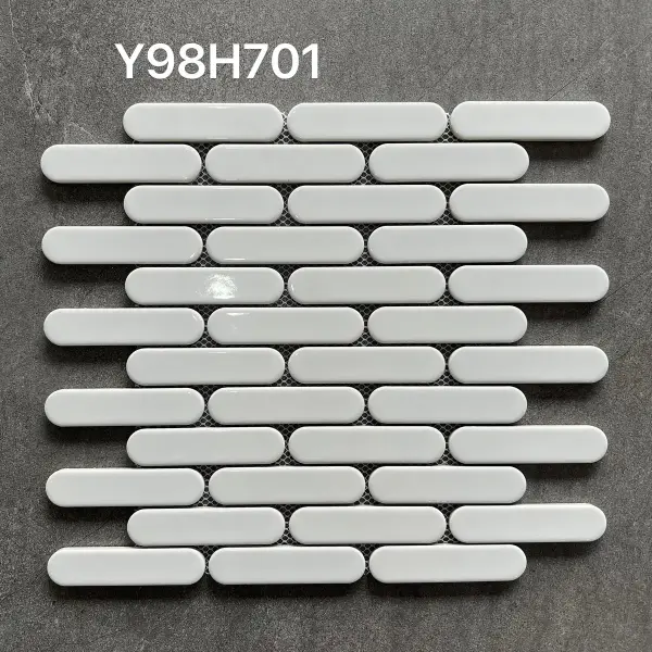 Glazed porcelain mosaic, special or mixed format, selection 153