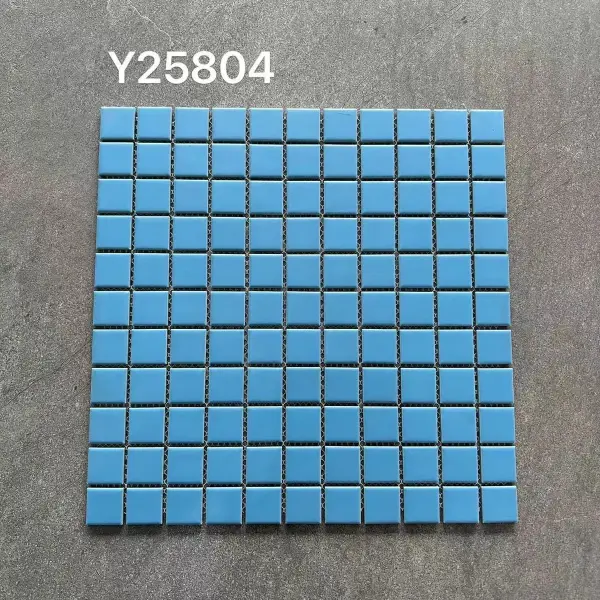 Glazed porcelain mosaic, 25 x 25 mm, selection 164