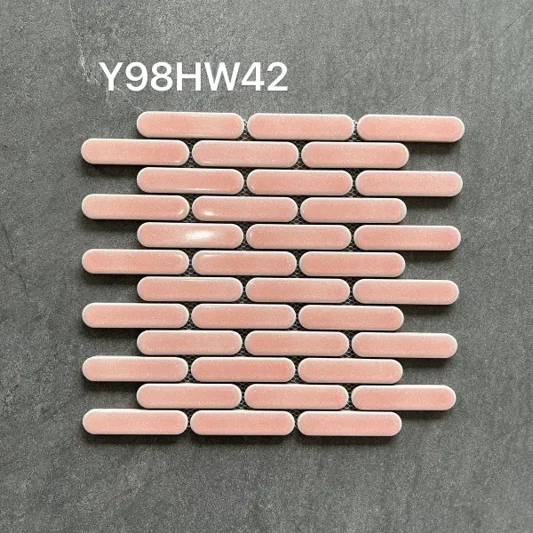 Glazed porcelain mosaic, special or mixed format, selection 165