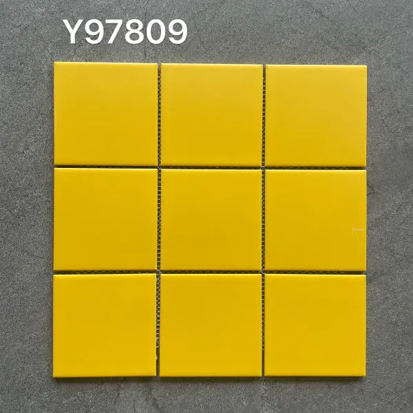 Glazed porcelain mosaic, 97 x 97 mm, selection 167
