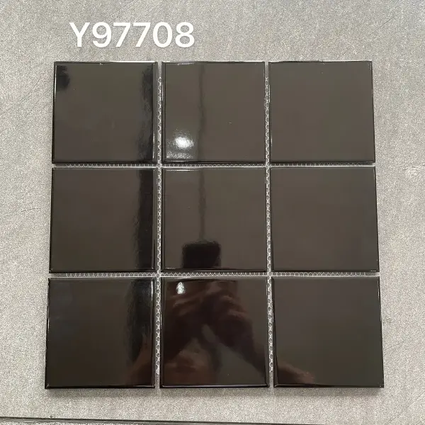 Glazed porcelain mosaic, 97 x 97 mm, selection 181