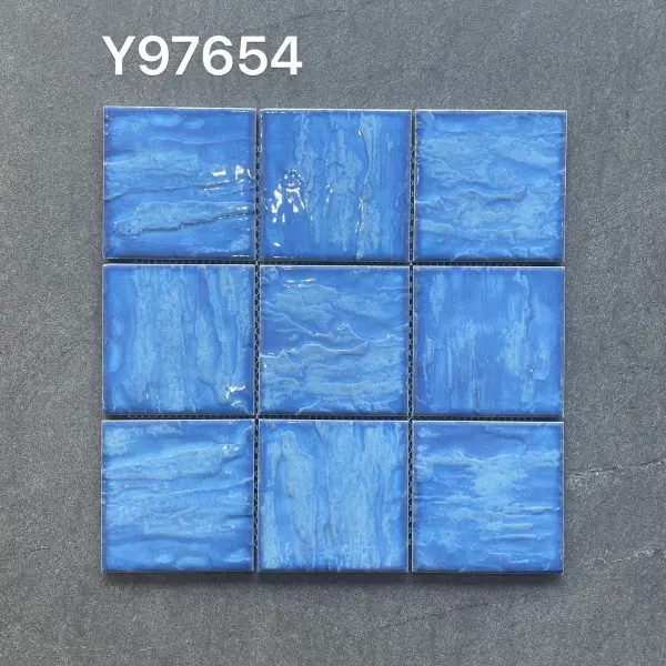 Glazed porcelain mosaic, 97 x 97 mm, selection 185
