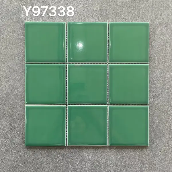 Glazed porcelain mosaic, 97 x 97 mm, selection 187