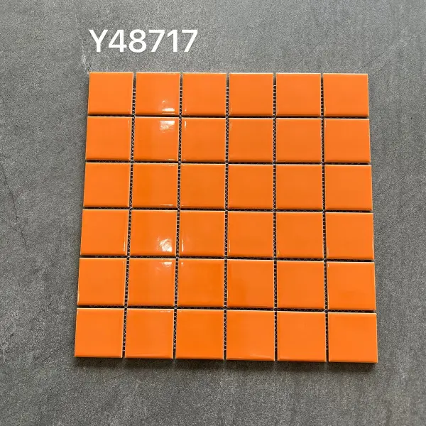 Glazed porcelain mosaic, 48 x 48 mm, selection 189