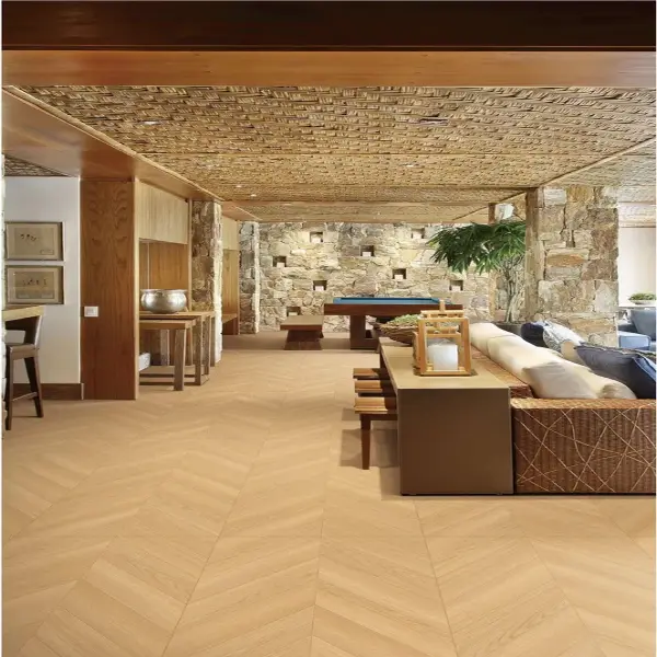 600 x 1200 mm wood-look tile application scene, selection 006