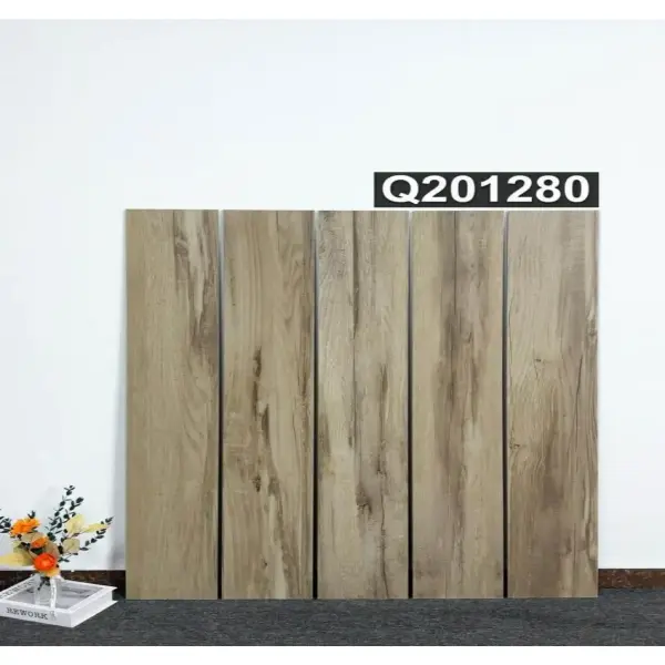 Indoor wood-look strip tile, 200 x 1200 mm, Series A selection 001