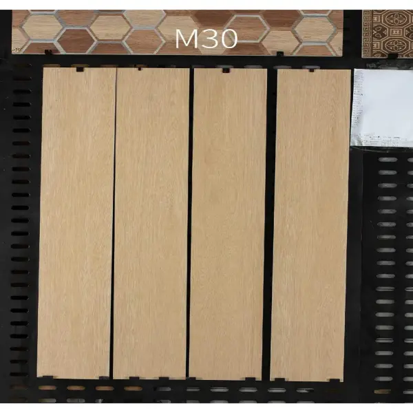Indoor wood-look strip tile, 200 x 1200 mm, Series A selection 003