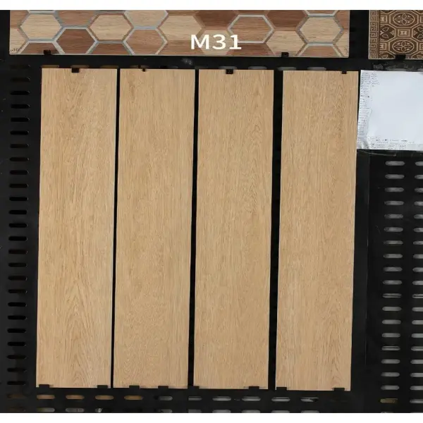 Indoor wood-look strip tile, 200 x 1200 mm, Series A selection 011