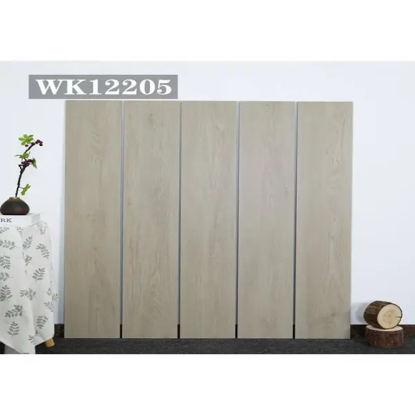 Indoor wood-look strip tile, 200 x 1200 mm, Series A selection 017