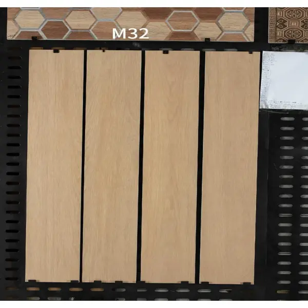 Indoor wood-look strip tile, 200 x 1200 mm, Series A selection 023