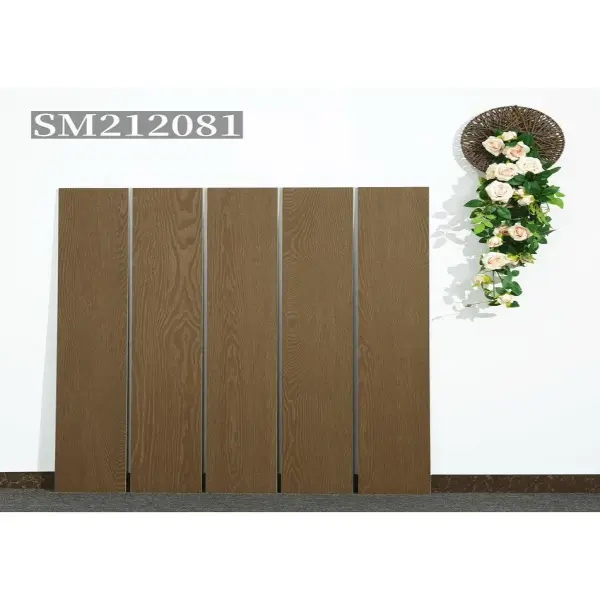 Indoor wood-look strip tile, 200 x 1200 mm, Series A selection 024