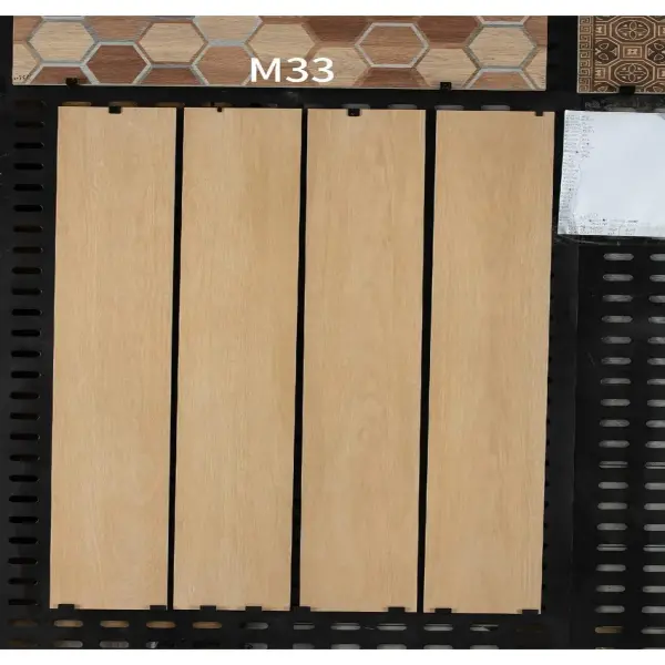 Indoor wood-look strip tile, 200 x 1200 mm, Series A selection 027