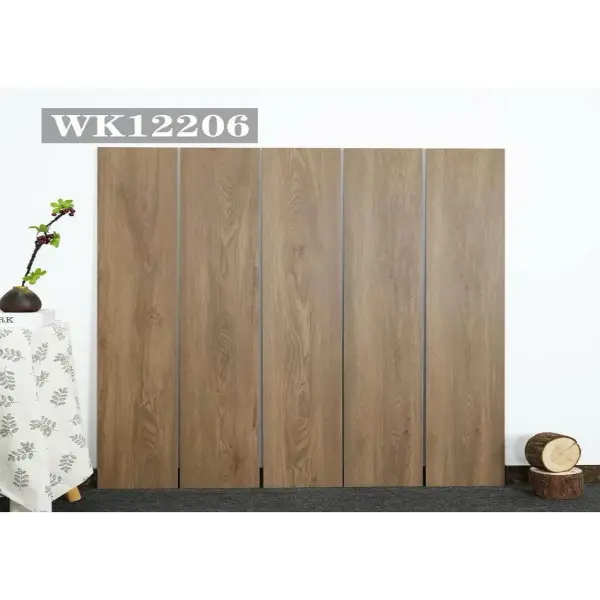 Indoor wood-look strip tile, 200 x 1200 mm, Series A selection 033