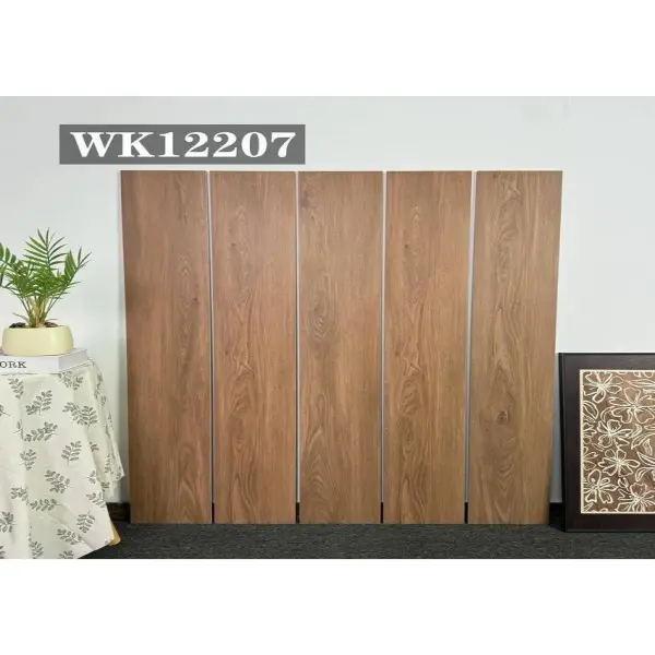 Indoor wood-look strip tile, 200 x 1200 mm, Series A selection 034