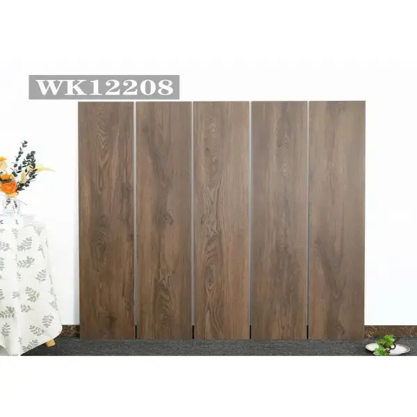 Indoor wood-look strip tile, 200 x 1200 mm, Series A selection 043