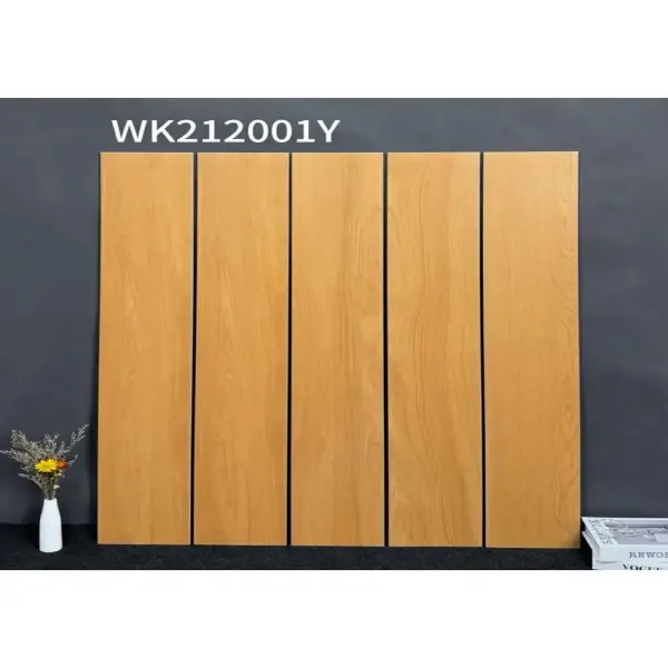 Indoor wood-look strip tile, 200 x 1200 mm, Series A selection 048