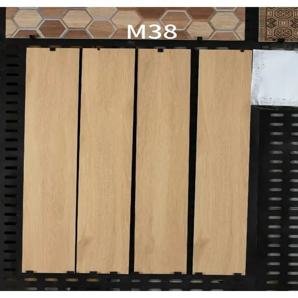 Indoor wood-look strip tile, 200 x 1200 mm, Series A selection 049