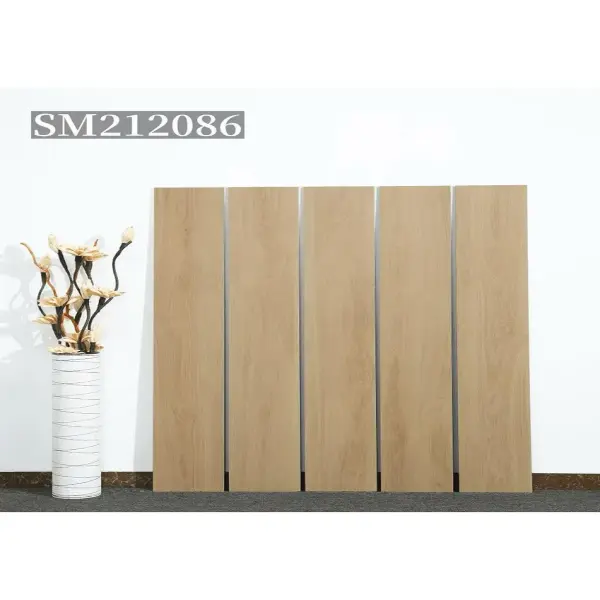 Indoor wood-look strip tile, 200 x 1200 mm, Series B selection 002