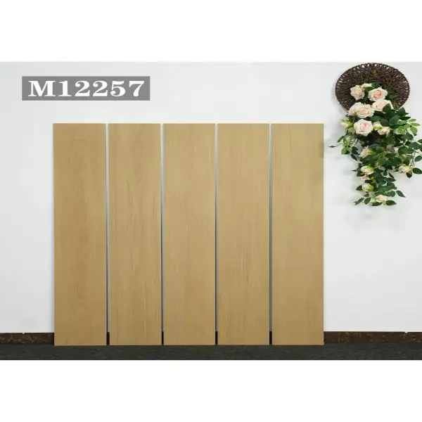 Indoor wood-look strip tile, 200 x 1200 mm, Series B selection 005