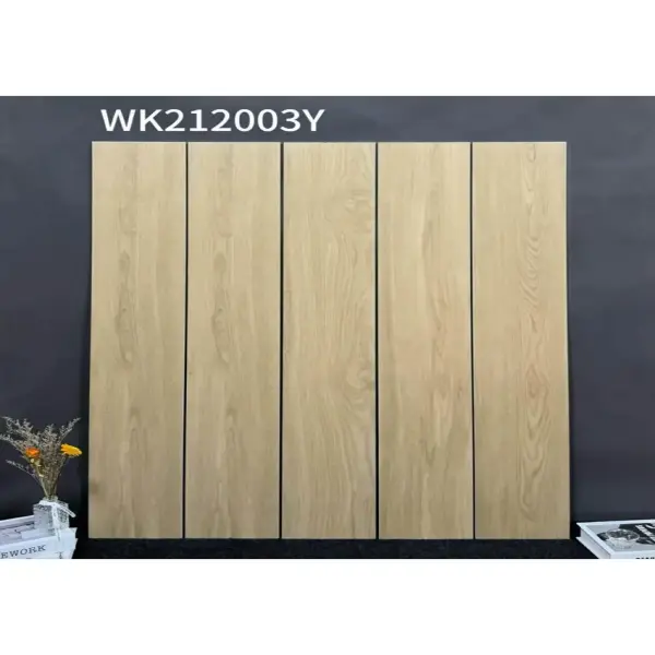 Indoor wood-look strip tile, 200 x 1200 mm, Series B selection 008